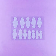DNKa Formy Do Paznokci Reusable Upper Nail Molds #0002 36pcs