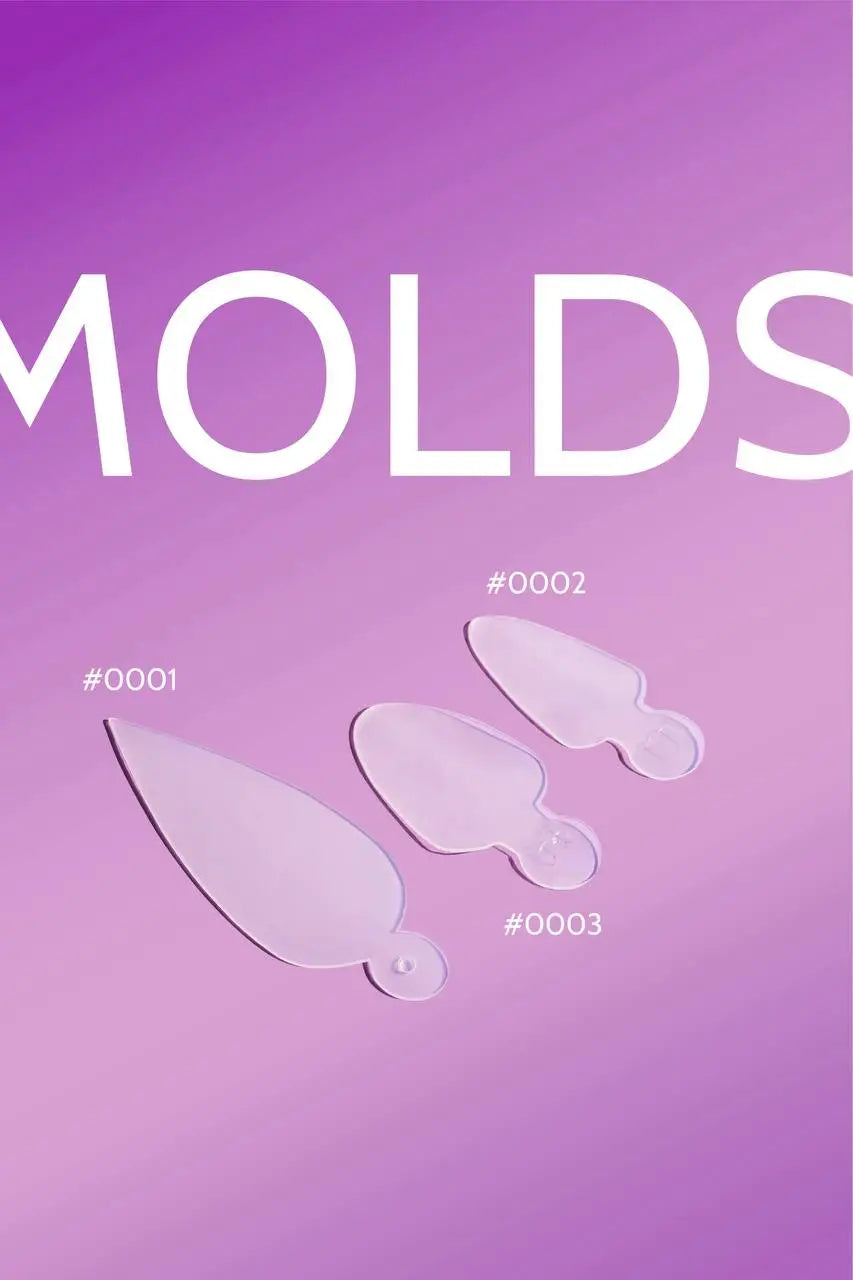 DNKa Formy Do Paznokci Reusable Upper Nail Molds #0002 36pcs
