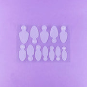 DNKa Formy Do Paznokci Reusable Upper Nail Molds #0003 36pcs