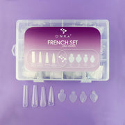DNKa Formy Do Paznokci Reusable Upper Nail Forms French Set Molds 192/96pcs