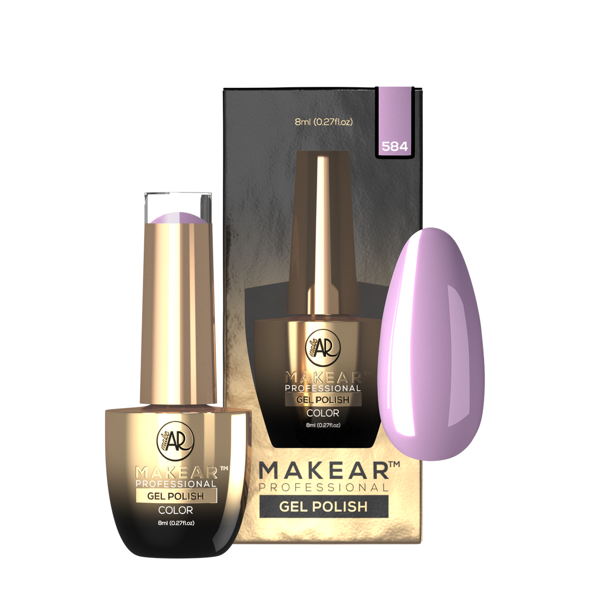 MAKEAR Makear Hybrid-Nagellack 584 Regular 8Ml — Inhaltsstoffe und Bewertung