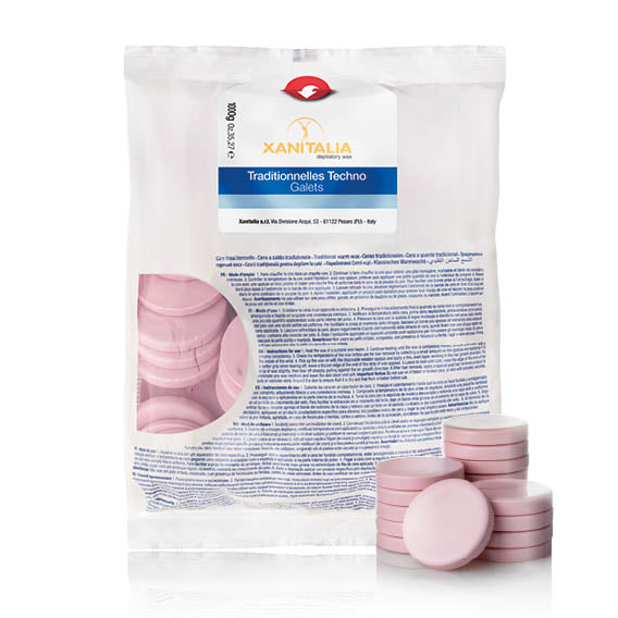 Xanitalia Traditionnelles Techno Galets Wosk Dyski Mauve Jasmine 1000g
