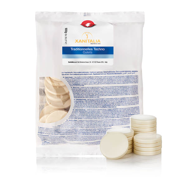 Xanitalia Traditionnelles Techno Galets Wosk Dyski Vaniglia 1000g