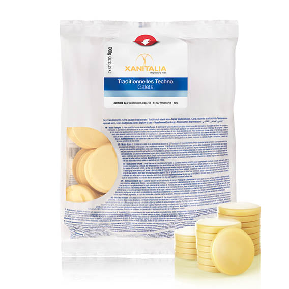 Xanitalia Traditionnelles Techno Galets Wosk Dyski Gialla 1000g