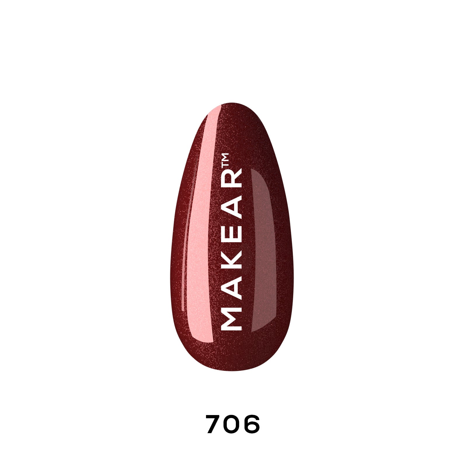 Makear Lakier Hybrydowy 706 Princess 8Ml