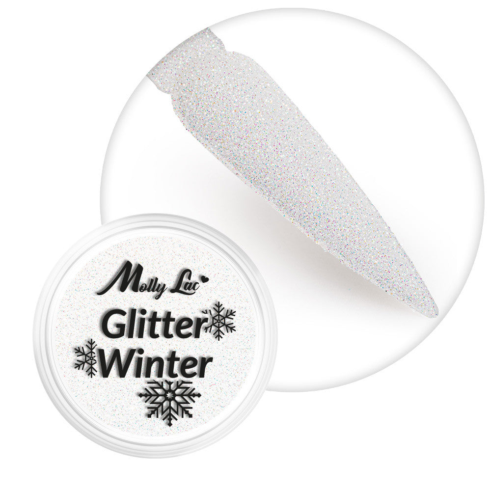 MollyLac Pyłek Do Paznokci Glitter Winter 1g Nr 8