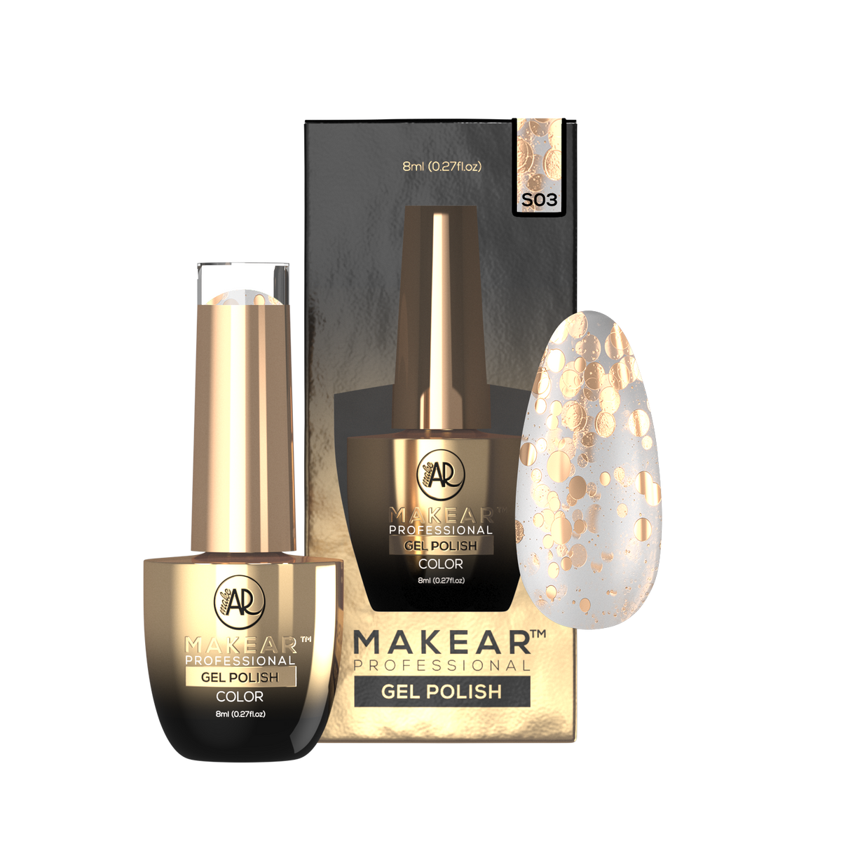 MAKEAR Makear Hybrid-Nagellack S03 Glitter 8Ml — Inhaltsstoffe und Bewertung