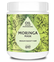 Ronney Professional Oil System Medium Porosity Hair Maska Do Włosów Średnioporowatych Moringa 1000 ml