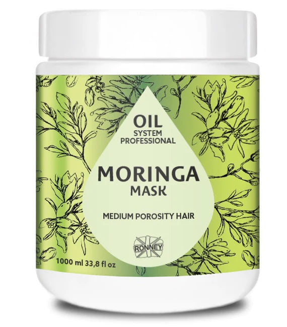 Ronney Ronney Professional Oil System Medium Porosity Hair Maska Do Włosów Średnioporowatych Moringa 1000 ml — Składniki i ocena