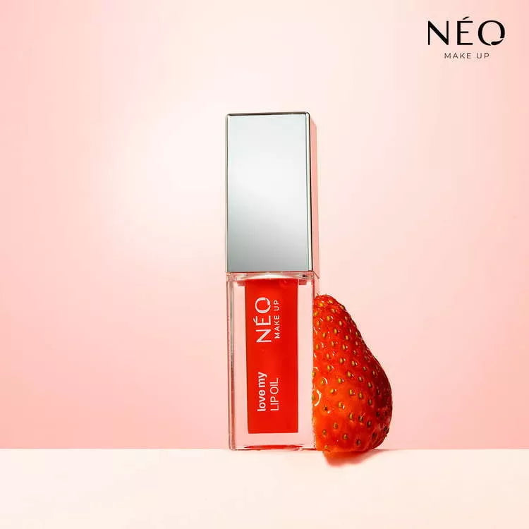 NeoNail Make Up 03 Olejek Do Ust Love My Lip Strawberry Truskawkowy 5 ml