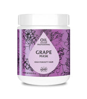Ronney Professional Oil System High Prosity Hair Maska Do Włosów Wysokoporowatych Grape 1000 ml