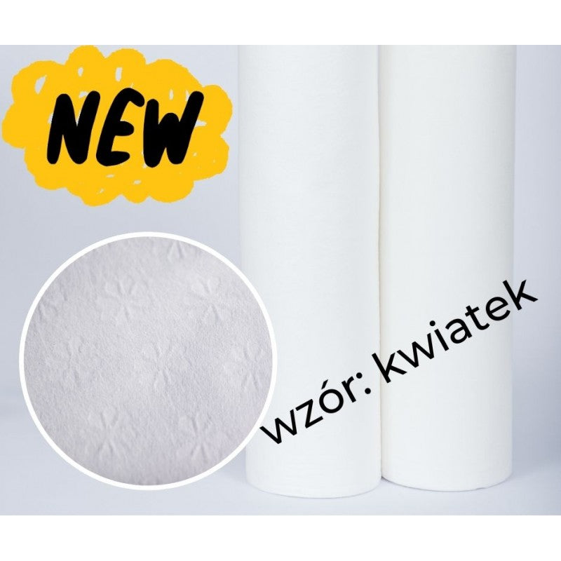 Podkład Włókninowy Na Rolce, Tłoczony Kwiatek 70cm x 50m