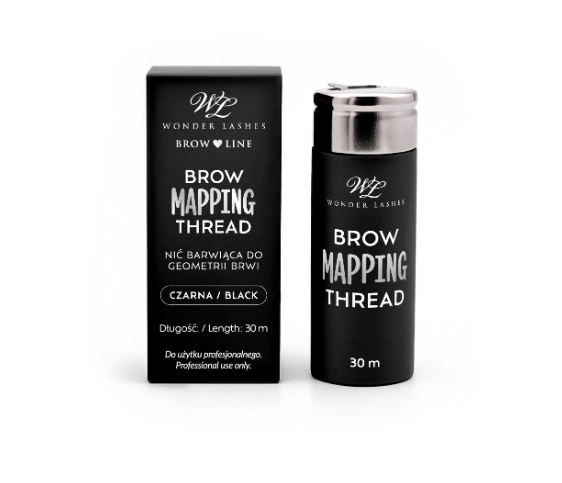 Wonder Lashes Brow Mapping Thread - Czarna Nić Do Geometrii