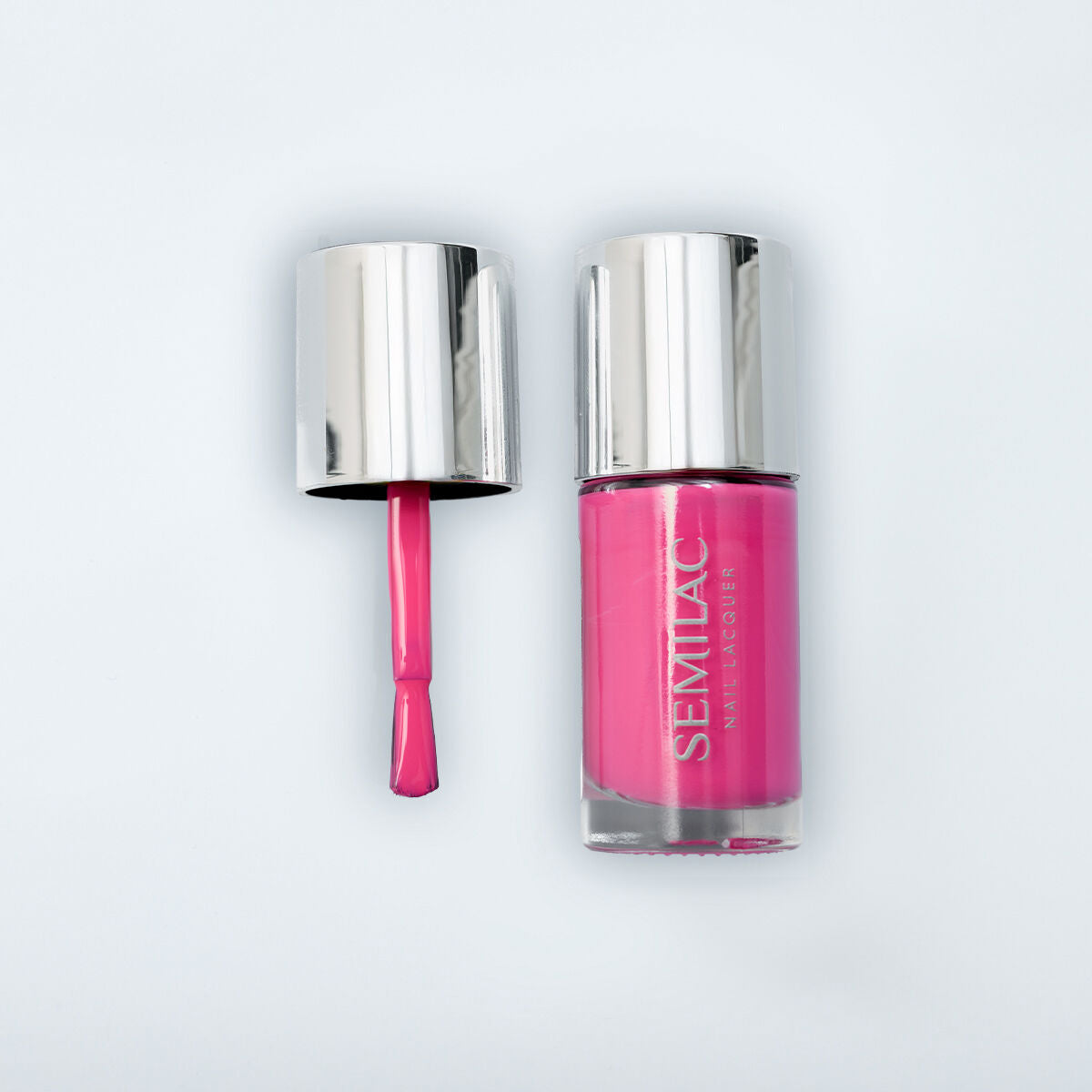 Semilac Lakier Klasyczny 119 Nail Lacquer Neon Pink 9 ml