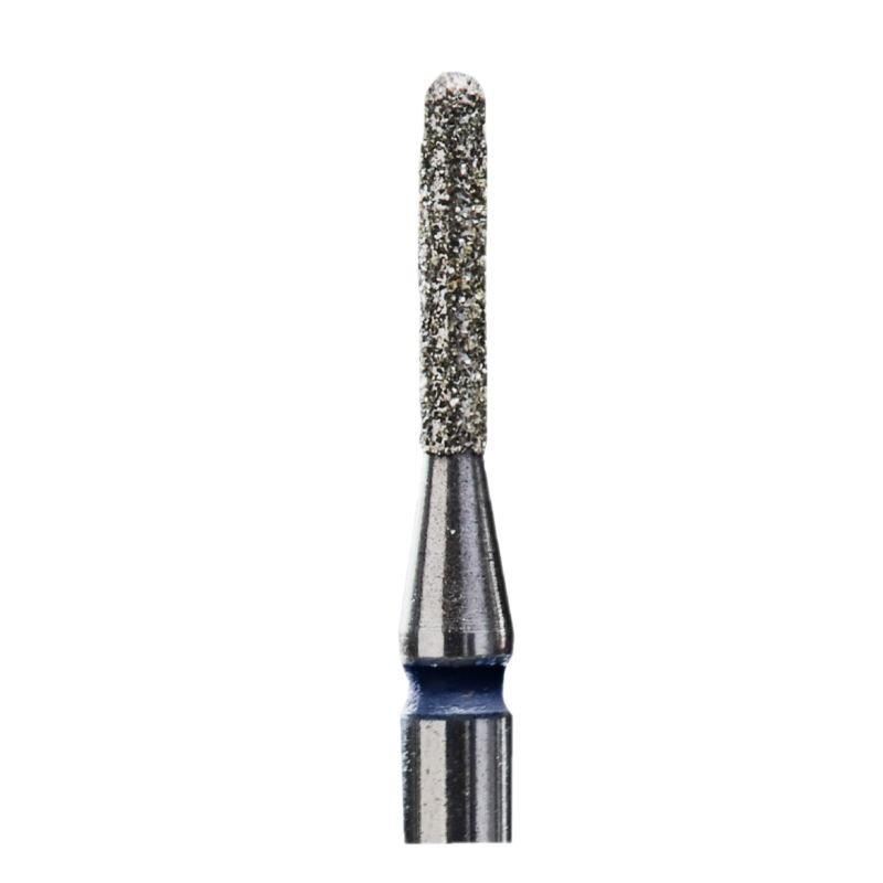 Staleks Frez Diamentowy Zaokrąglony Walec Niebieski 1,4/8mm 6szt