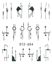 Naklejki Wodne Do Paznokci STZ-654