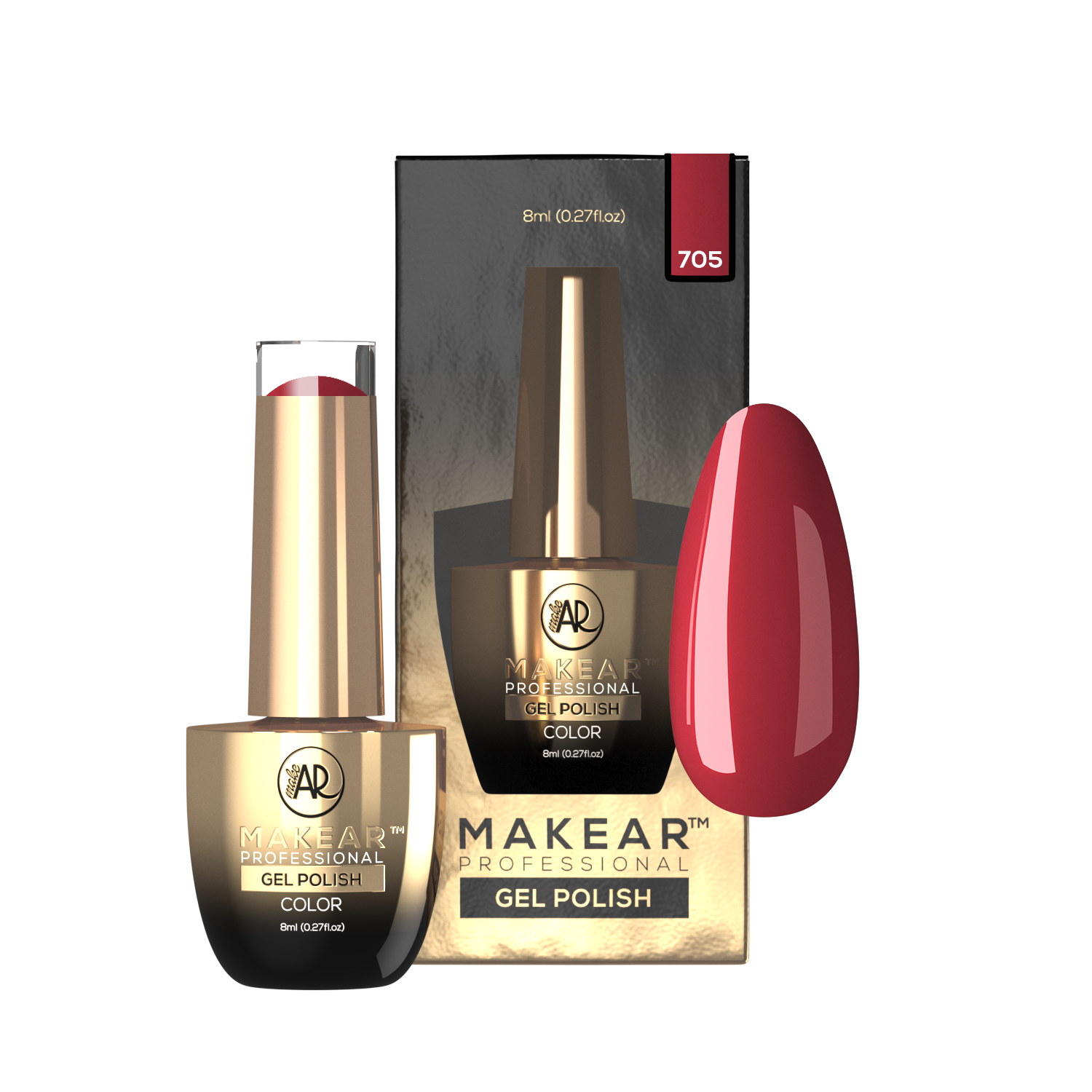 Makear Lakier Hybrydowy 705 Regular 8Ml