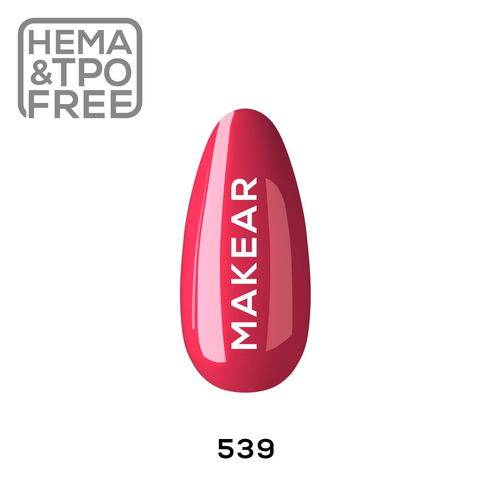 Makear Lakier Hybrydowy 539 Regular 8Ml