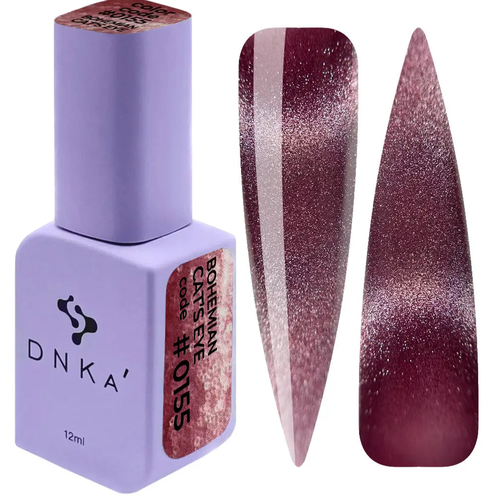 DNKa Color Gel Polish Lakier Hybrydowy #0155 Cat's Eye 12ml