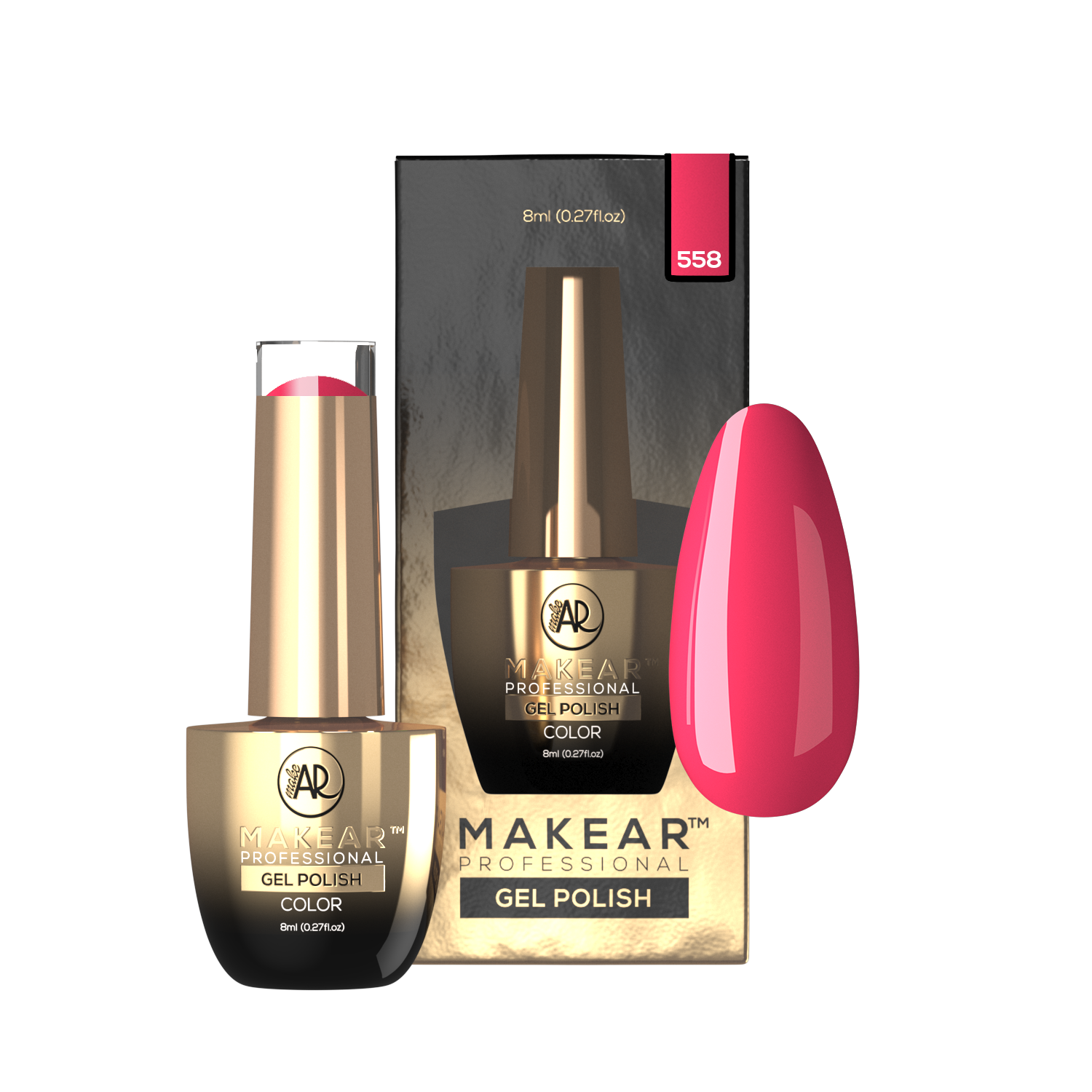Makear Lakier Hybrydowy 558 Regular 8Ml