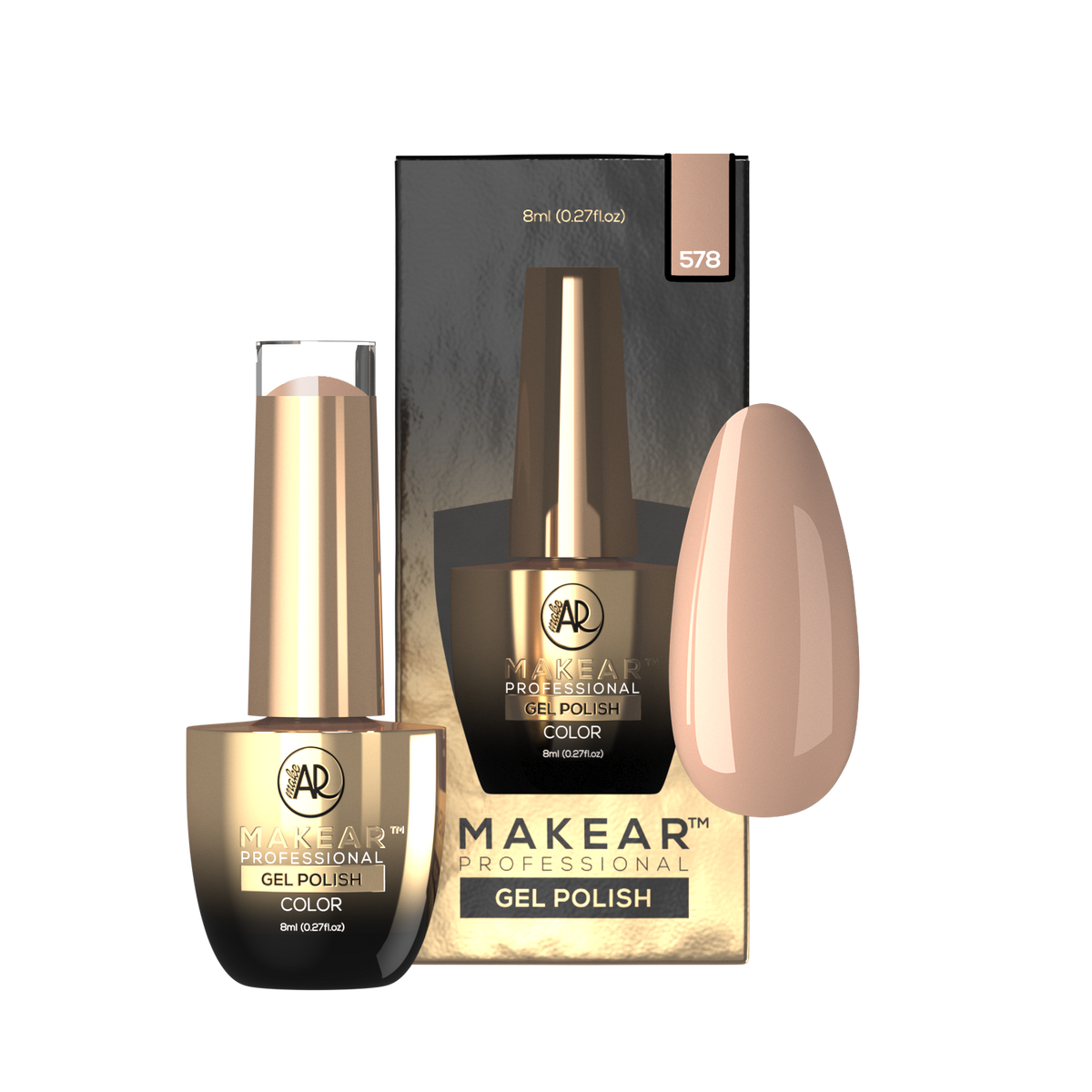MAKEAR Makear Hybrid-Nagellack 578 Regular 8Ml — Inhaltsstoffe und Bewertung