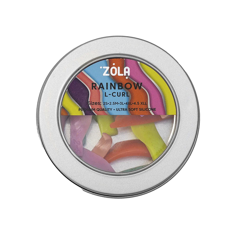 Zola Wałeczki Do Laminacji Rzęs Rainbow L-Curl