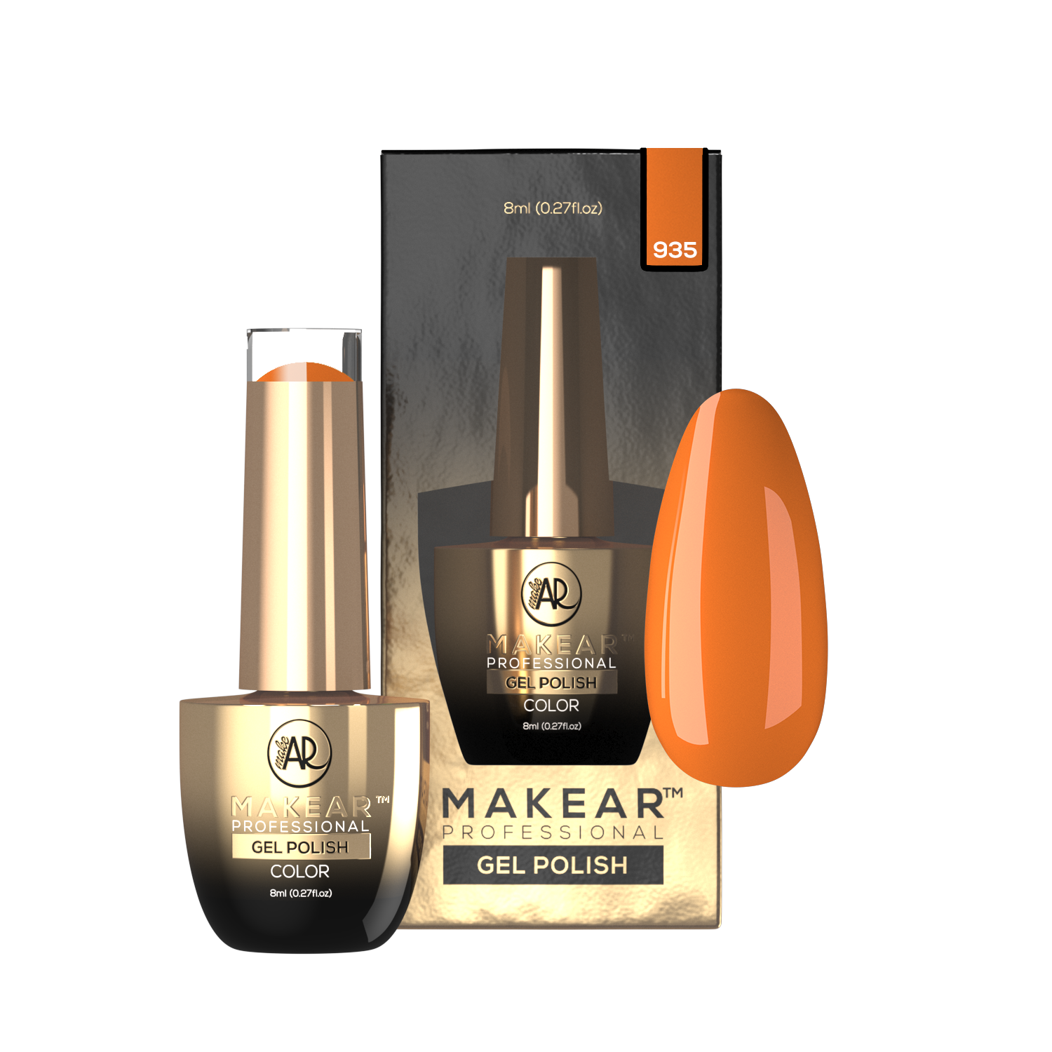 Makear Lakier Hybrydowy 935 Color Stones 8Ml