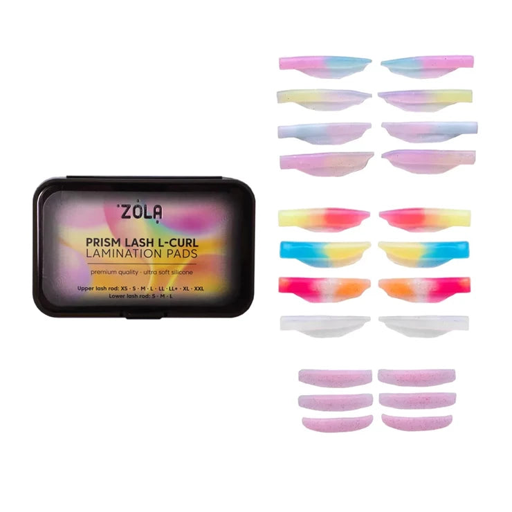 Zola Wałki Do Laminacji Prism Lash L-Curl Do Rzęs Górnych I Dolnych