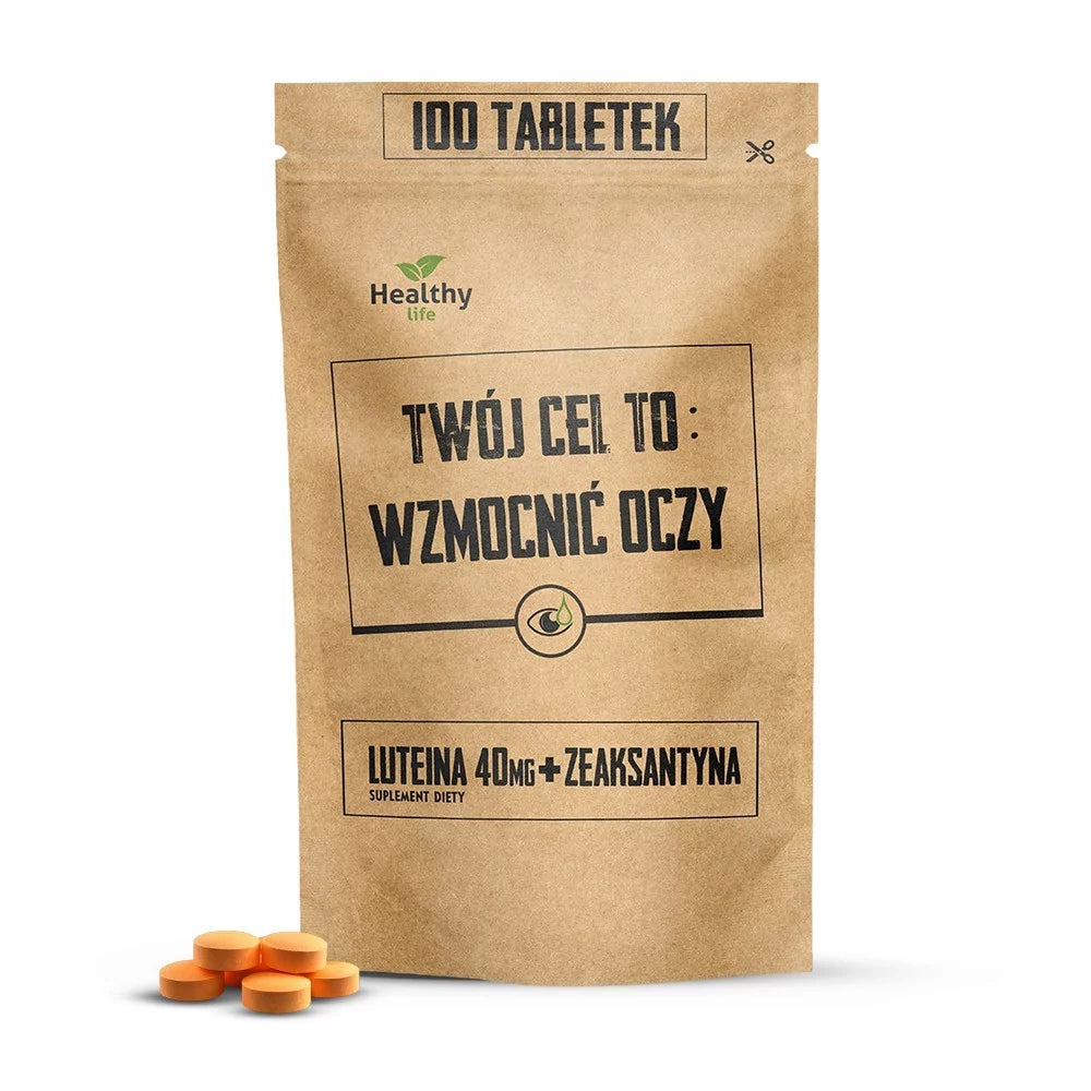Twój Cel To Luteina + Zeaksantyna Suplement Diety Na Oczy 100 Tabletek