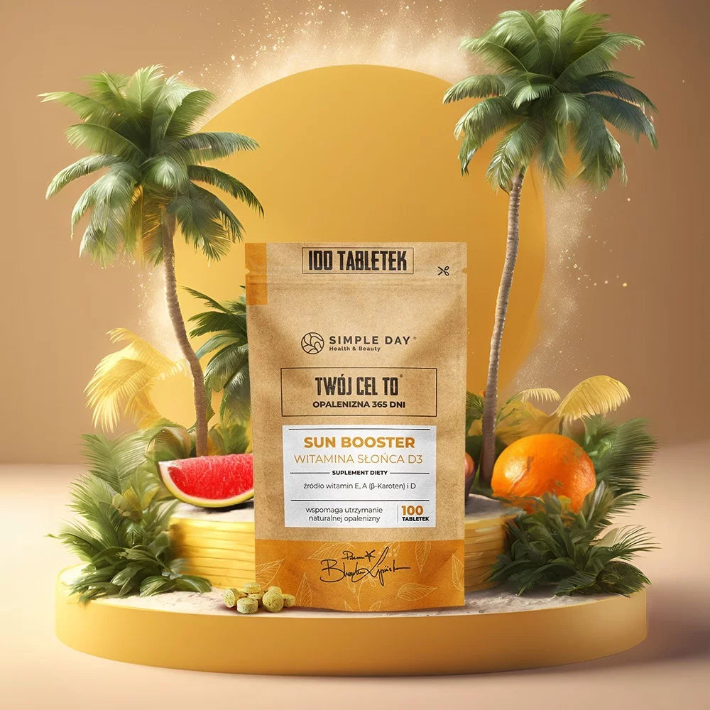 Twój Cel To Sun Booster Suplement Diety Wspierający Opalanie 100 Tabletek