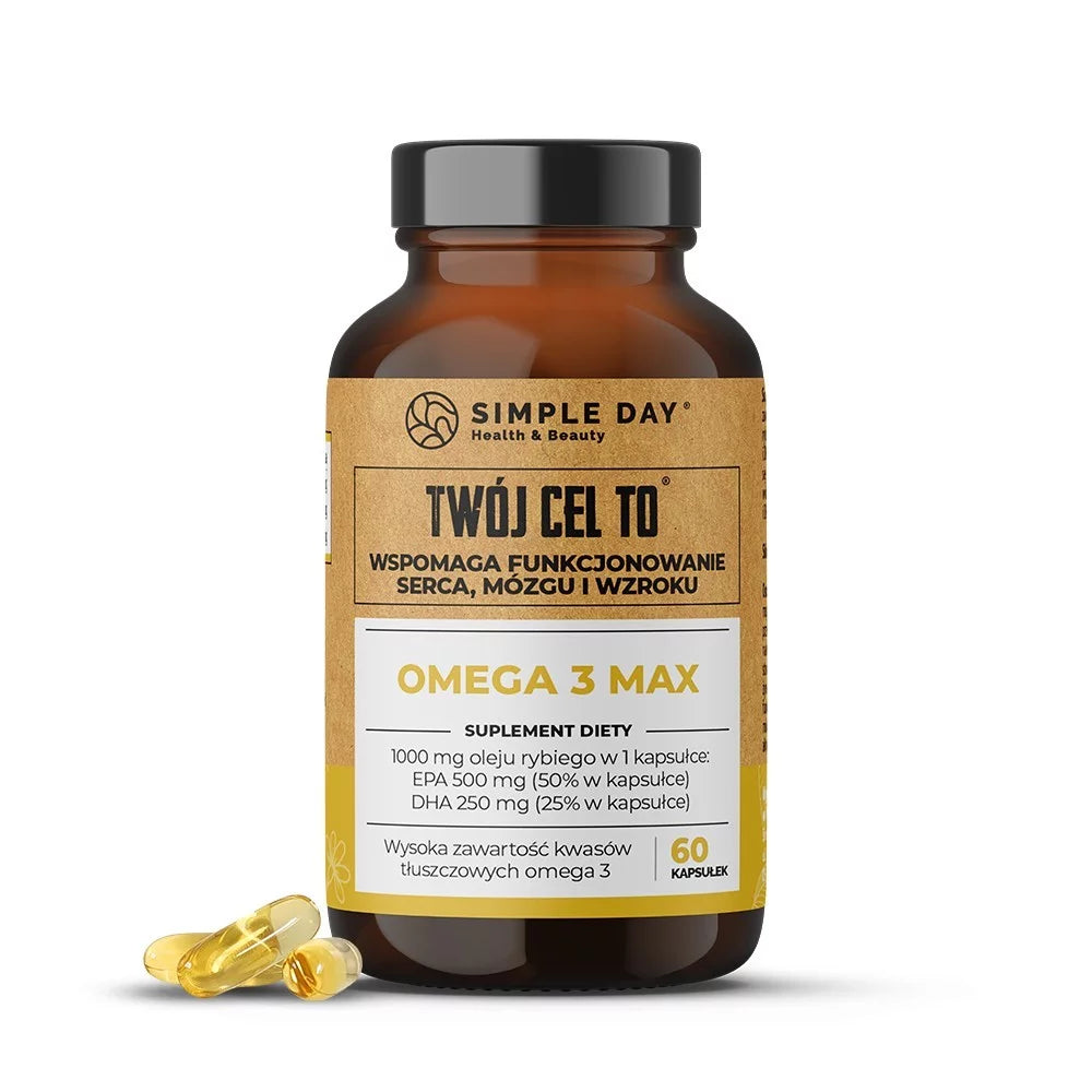 Twój Cel To Omega 3 Max Suplement Diety Na Serce 60 Kapsułek
