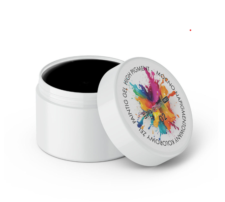 Excellent PRO Painting Gel High Pigment Że Do Zdobień 002 5g