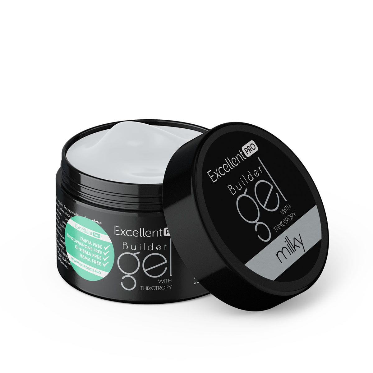 Excellent PRO Builder Gel With Thixotropy Milky 50g