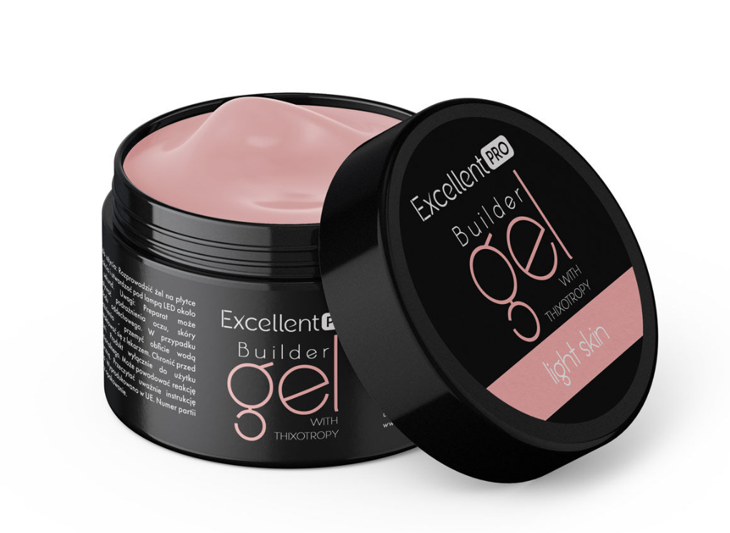 Excellent PRO Builder Gel With Thixotropy Light Skin 15g