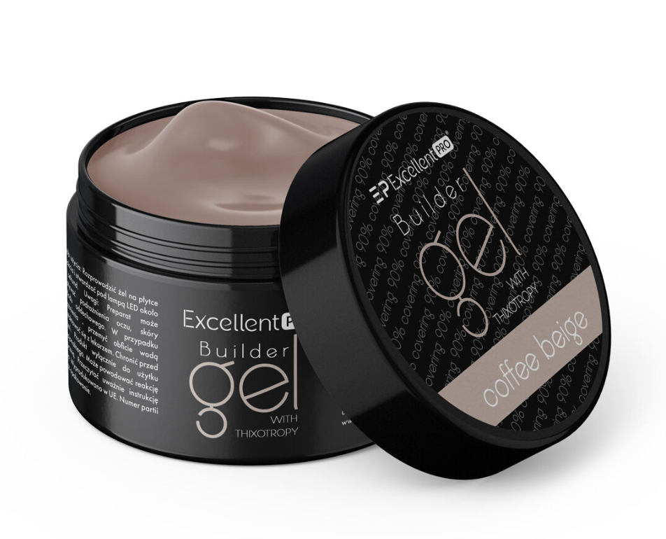 Excellent PRO Builder Gel With Thixotropy Coffee Beige 50g