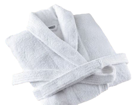 Szlafrok Bawełniany Frotte SPA Prestige Biały