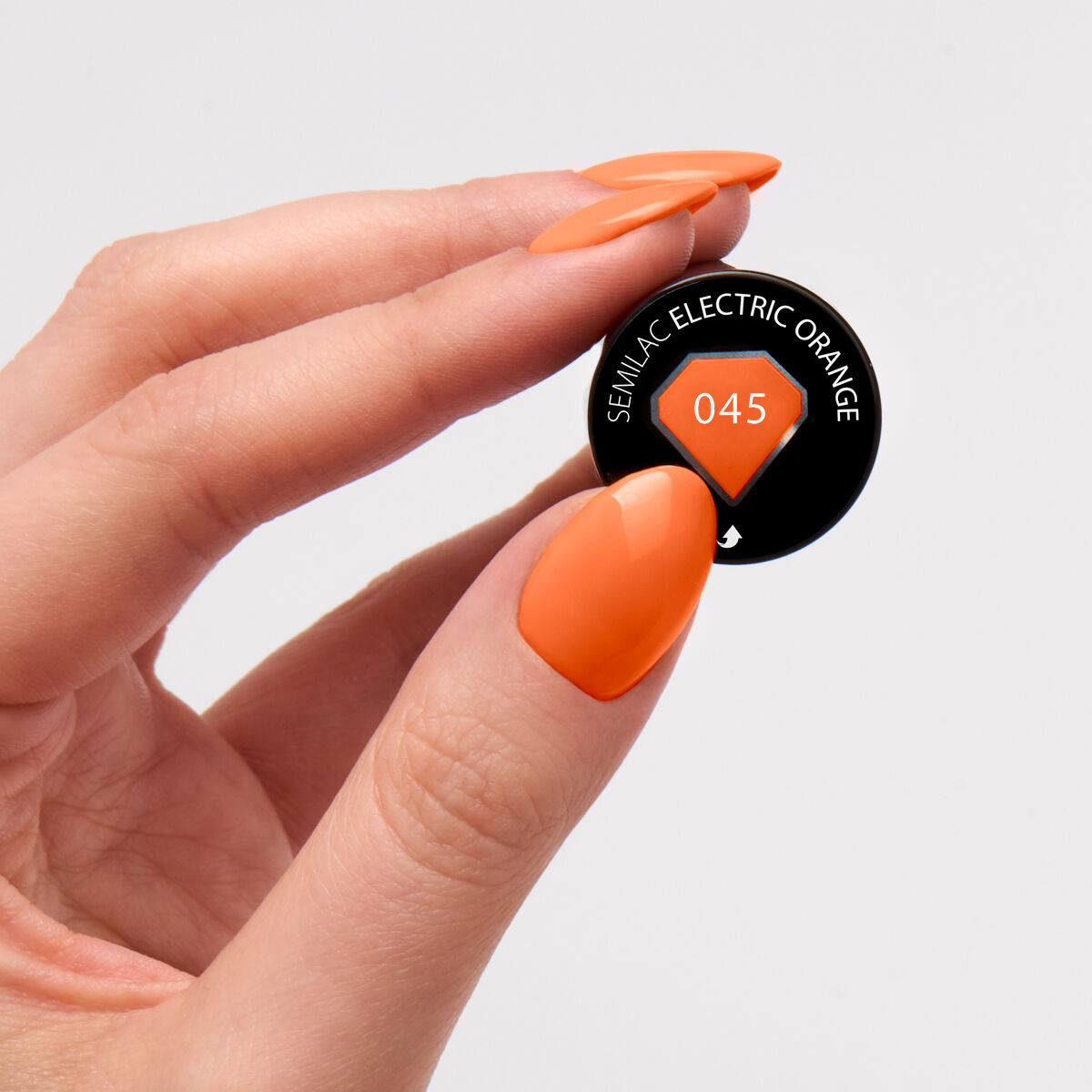 Lakier Hybrydowy Semilac 045 Electric Orange - 7 Ml