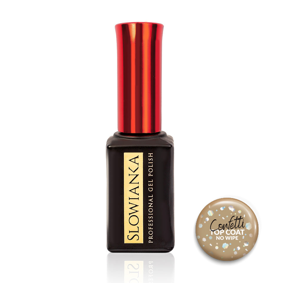Slowianka - Top Coat No Wipe Confetti 10g