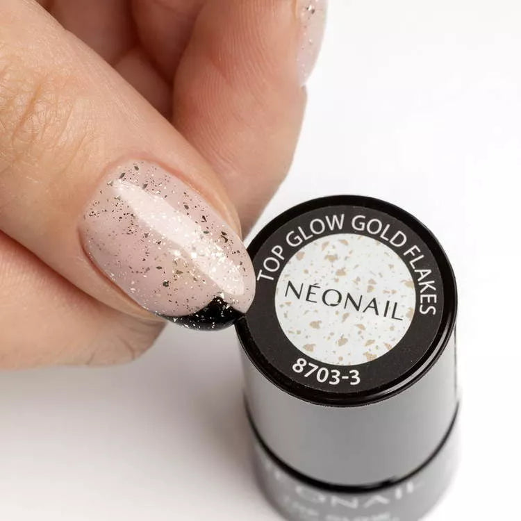 Top hybrydowy Top Glow Silver Flakes 7,2 ml (1)