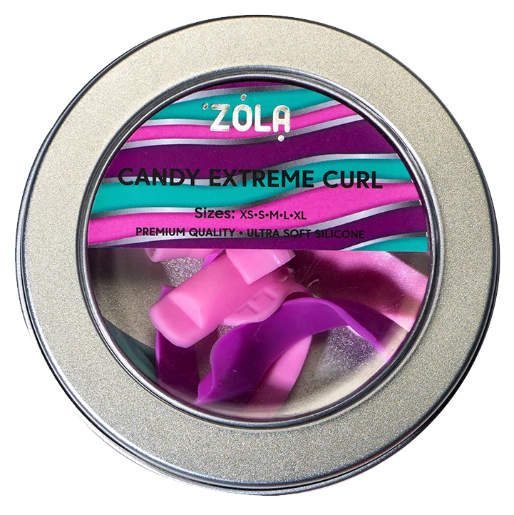 Zola Silikonowe Wałeczki Do Laminacji Candy Extreme Curl (XS, S, M, L, XL)