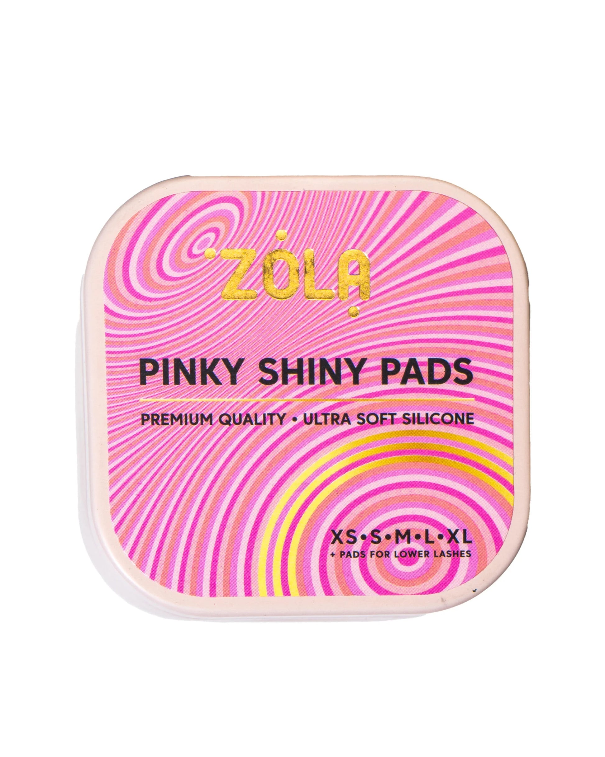Zola Silikonowe Wałeczki Do Laminacji Pinky Shiny (XS, S, M, L, XL)