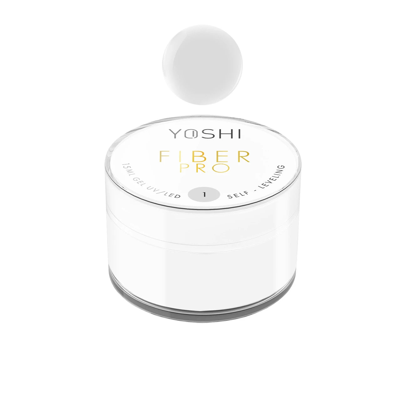 Yoshi - Żel Samopoziomujący Fiber PRO Gel UV LED No 1 50ml