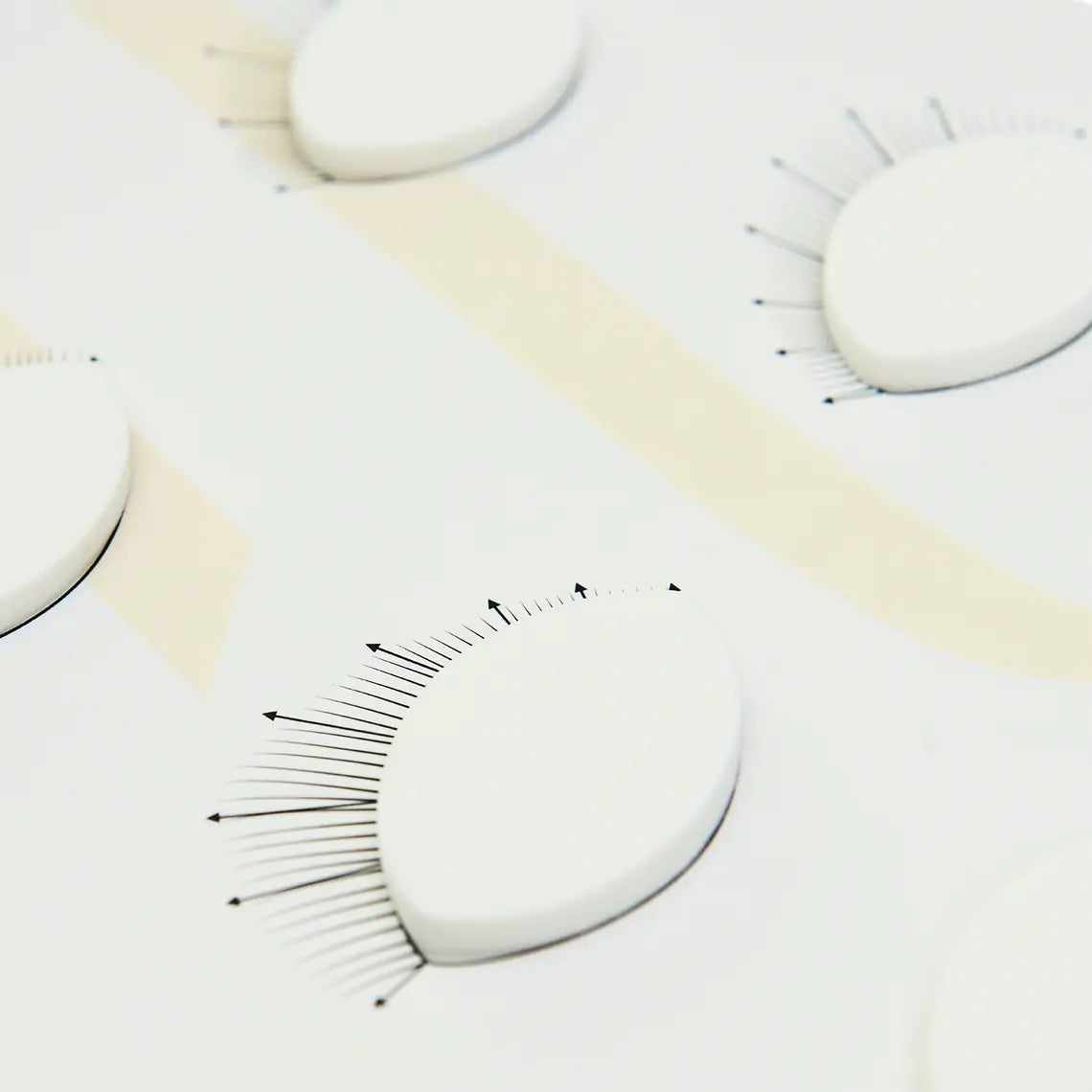 Noble Lashes Karty Pracy Do Ćwiczeń Przedłużania Rzęs Zestaw