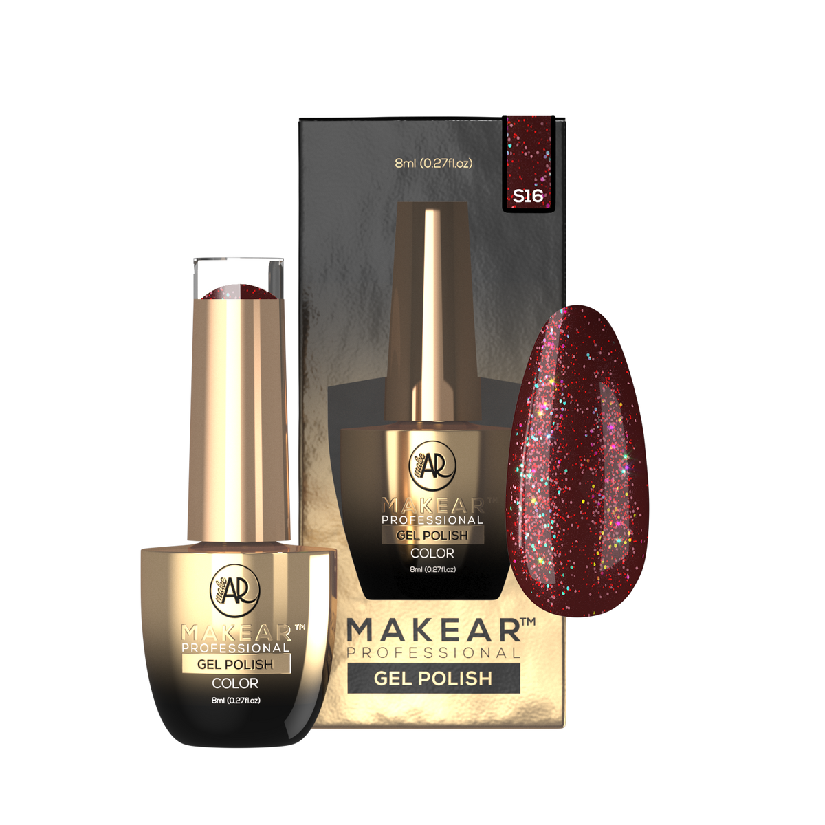 MAKEAR Makear Hybrid-Nagellack S16 Rubindor — Inhaltsstoffe und Bewertung