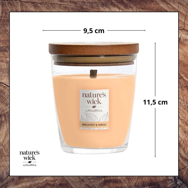 Yankee Candle Nature's Wick Świeca Średnia Bergamot & Neroli