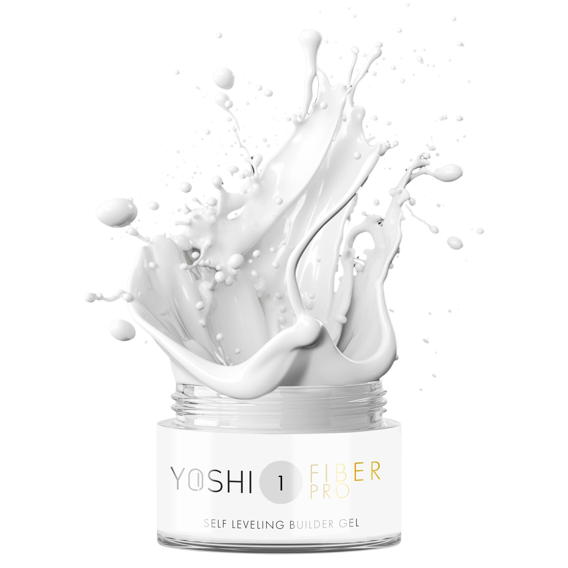 Yoshi - Żel Samopoziomujący Fiber PRO Gel UV LED No1 15ml