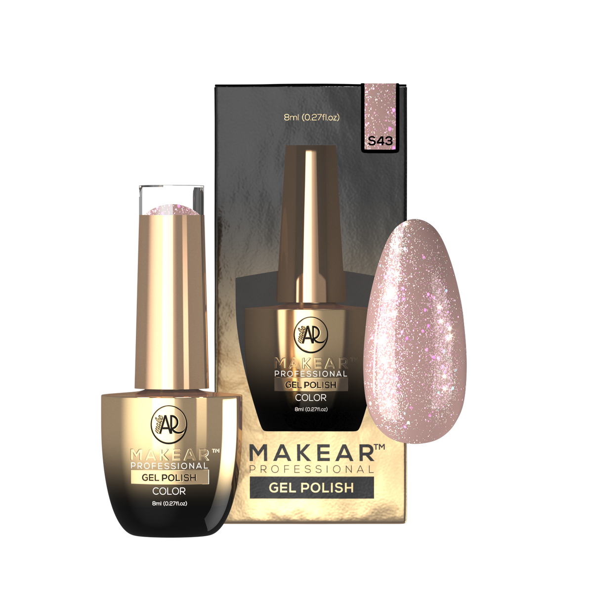 MAKEAR Makear Hybrid-Nagellack S43 Goldberry — Inhaltsstoffe und Bewertung