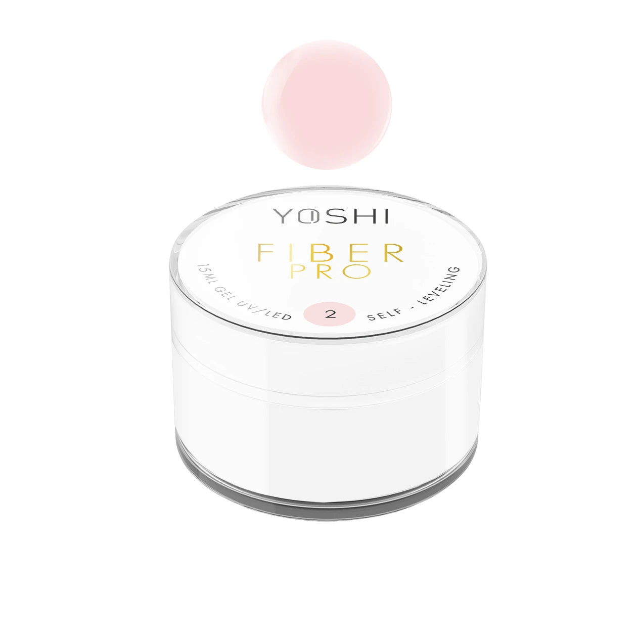 Yoshi - Żel Samopoziomujący Fiber PRO Gel UV LED No2 15ml