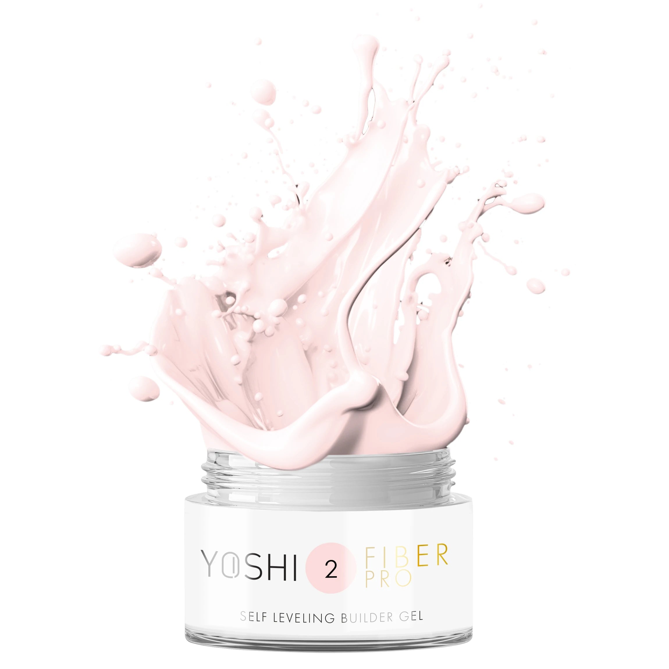 Yoshi - Żel Samopoziomujący Fiber PRO Gel UV LED No 2 50ml