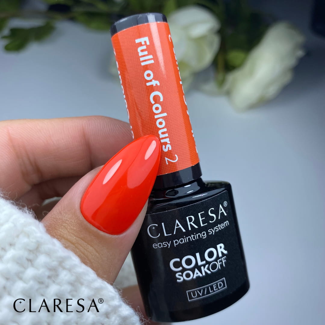 Claresa - Lakier hybrydowy Full Of Colours 2 -5g